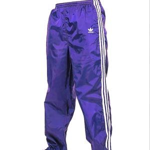 Vintage Adidas Purple Windbreaker Pants